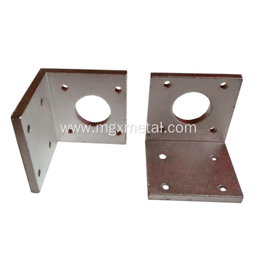 Gas Pipelines Mounted Brackets High Quality Sand Blasting Aluminium Stepper Motor Bracket Supplier